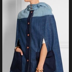 See by Chloe Denim Cape Size 0 (French 34)